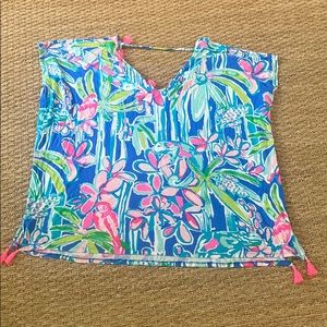 Lilly coverup with tassels floral cove
